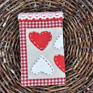 Pikk-pakk záras tok, 10x16cm, Táska & Tok, Pénztárca & Más tok, Aprópénztartó, Varrás, MESKA