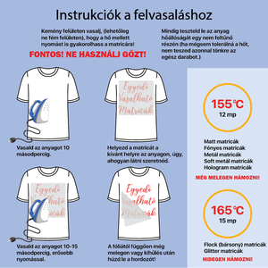 Pólóra vasalható matrica Shut up - kellékek & szerszámok - méteráru - felvarrható, vasalható kellék - Meska.hu