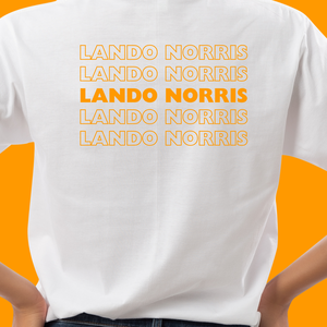 Lando Norris póló - ruha & divat - női ruha - póló, felső - Meska.hu