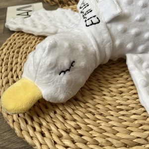 Névre szóló ölelő plüss liba - baba - mama - baba játékok - szundikendő, alvóka - Meska.hu