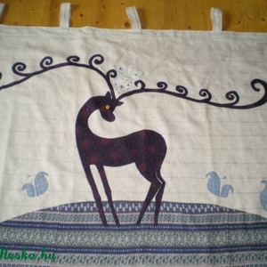 Falvédő szarvassal 200 x 70 cm - Meska.hu