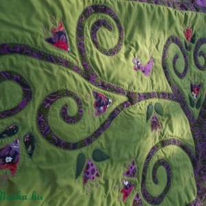 Indás-madaras falvédő 170 x 70 cm -  - Meska.hu