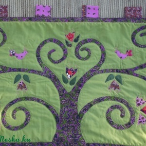 Indás-madaras falvédő 170 x 70 cm -  - Meska.hu