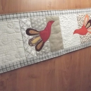 Madaras falikép vagy asztali futó 85 x 25 cm - otthon & életmód - lakástextil - falvédő - Meska.hu