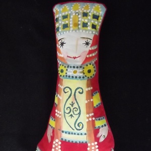 Piroska királylány - puha textilfigura, Játék & Sport, Plüssállat & Játékfigura, Plüss mesefigurák, Festett tárgyak, Varrás, MESKA