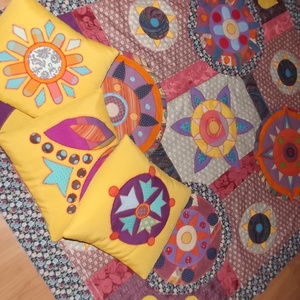 Meseszőnyeg 150  x 150, 3 párnával - otthon & életmód - babaszoba, gyerekszoba - babatakaró, gyerek pléd - Meska.hu