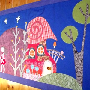 Manós falikép 160 x 70 cm - otthon & életmód - babaszoba, gyerekszoba - falvédő gyerekszobába - Meska.hu