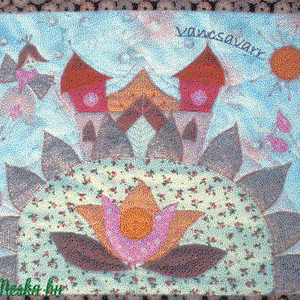 Váras falikép 80 x 100 cm - Meska.hu