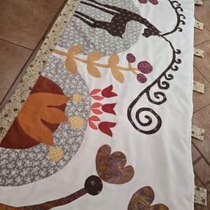 Falvédő szarvassal 200 x 70 cm, Otthon & Életmód, Lakástextil, Falvédő, Patchwork, foltvarrás, MESKA