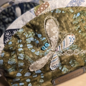 Szitakötős, batikolt mintás neszesszer - táska & tok - neszesszer - Meska.hu