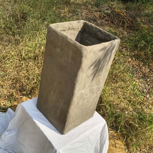 Szögletes betonkaspó - Meska.hu