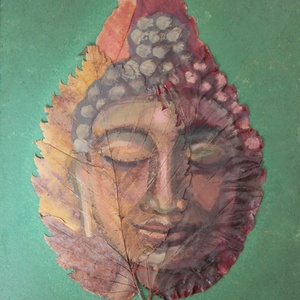 Buddha levélen - Meska.hu