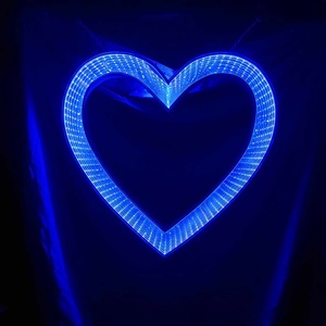 LED világító Szív dekoráció.  - esküvő - dekoráció - helyszíni dekor - Meska.hu