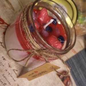 Krémjoghurt gyertya - otthon & életmód - gyertya, illat, aroma - gyertya - Meska.hu