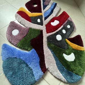 Egyedi kézzel tuftingolt szőnyeg - színes lakásdekor - otthon & életmód - lakástextil - szőnyeg - más típusú szőnyeg - Meska.hu