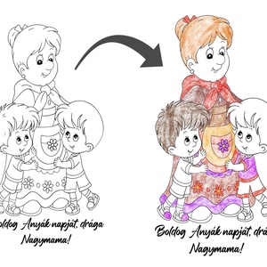 Nyomtatható színezők - Disney, Star wars, állatok és anyák napi témákban - 10 db/csomag - művészet - grafika & illusztráció - digitális - Meska.hu