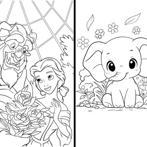 Nyomtatható színezők - Disney, Star wars, állatok és anyák napi témákban - 10 db/csomag - művészet - grafika & illusztráció - digitális - Meska.hu