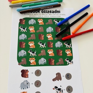 Nyomtatható foglalkoztató füzet -  - Meska.hu