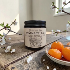 Mandarin liget illatgyertya , Otthon & Életmód, Gyertya, illat, aroma, Gyertya, Gyertya-, mécseskészítés, MESKA