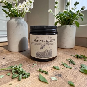 Harmatos fény illatgyertya , Otthon & Életmód, Gyertya, illat, aroma, Gyertya, Gyertya-, mécseskészítés, MESKA