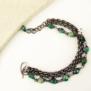 vipera berus - chainmaille karkötő krizokollával -  - Meska.hu