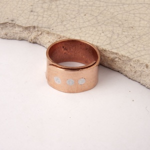 Három kívánság - vörösréz gyűrű - ékszer - gyűrű - kerek gyűrű - Meska.hu