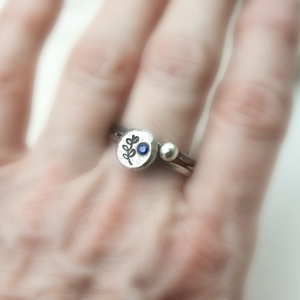 Babér - ezüst gyűrű - ékszer - gyűrű - vékony gyűrű - Meska.hu