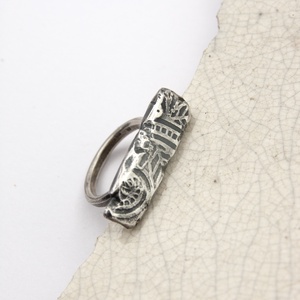 Mehndi - ezüst gyűrű, Ékszer, Gyűrű, Statement gyűrű, Ékszerkészítés, Ötvös, MESKA