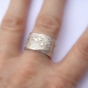 Rusty - ezüst gyűrű  - ékszer - gyűrű - statement gyűrű - Meska.hu