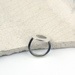 O - ezüst gyűrű - ékszer - gyűrű - figurális gyűrű - Meska.hu