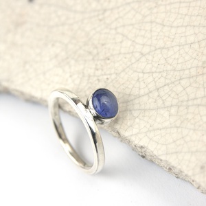 Hakuna matata - ezüst gyűrű tanzanittal - Meska.hu