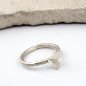 Moth - ezüst gyűrű - Meska.hu