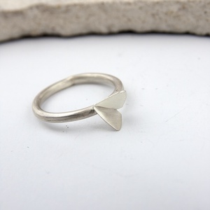 Moth - ezüst gyűrű - ékszer - gyűrű - vékony gyűrű - Meska.hu