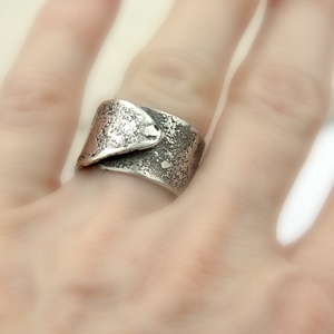 Rusty - ezüst gyűrű  - ékszer - gyűrű - statement gyűrű - Meska.hu