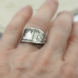 Rusty - ezüst gyűrű  - Meska.hu