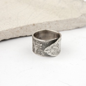 Rusty - ezüst gyűrű  - ékszer - gyűrű - statement gyűrű - Meska.hu