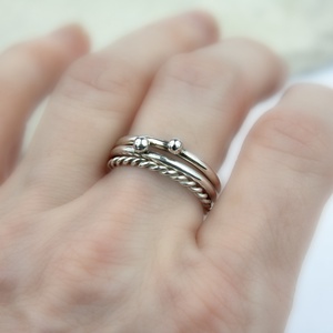 Konstelláció - ezüst gyűrű - Meska.hu