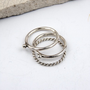 Konstelláció - ezüst gyűrű - ékszer - gyűrű - vékony gyűrű - Meska.hu