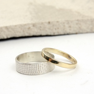 Szintézis - ezüst gyűrű - ékszer - gyűrű - kerek gyűrű - Meska.hu