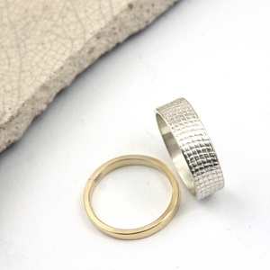 Szintézis - ezüst gyűrű - Meska.hu