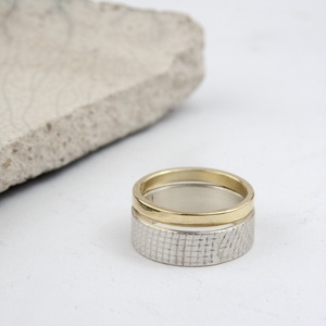 Szintézis - ezüst gyűrű - ékszer - gyűrű - kerek gyűrű - Meska.hu