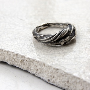 Sodrás - ezüst gyűrű - ékszer - gyűrű - kerek gyűrű - Meska.hu