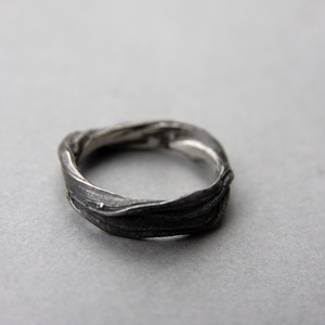 Sötét oldal - ezüst gyűrű - Meska.hu