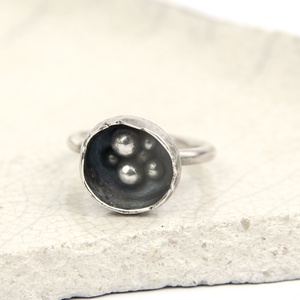 Csészegomba - ezüst gyűrű - Meska.hu