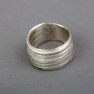 Időzóna - ezüst gyűrű - ékszer - gyűrű - statement gyűrű - Meska.hu