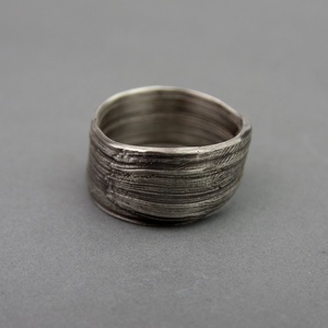 Wabi sabi - ezüst gyűrű - Meska.hu