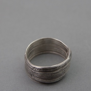 Wabi sabi - ezüst gyűrű - ékszer - gyűrű - statement gyűrű - Meska.hu
