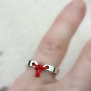 Kötés  - ezüst gyűrű - Meska.hu