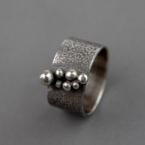 Lélekmagok - ezüst gyűrű - ékszer - gyűrű - statement gyűrű - Meska.hu