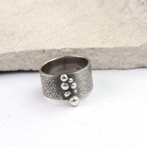Lélekmagok - ezüst gyűrű - ékszer - gyűrű - statement gyűrű - Meska.hu